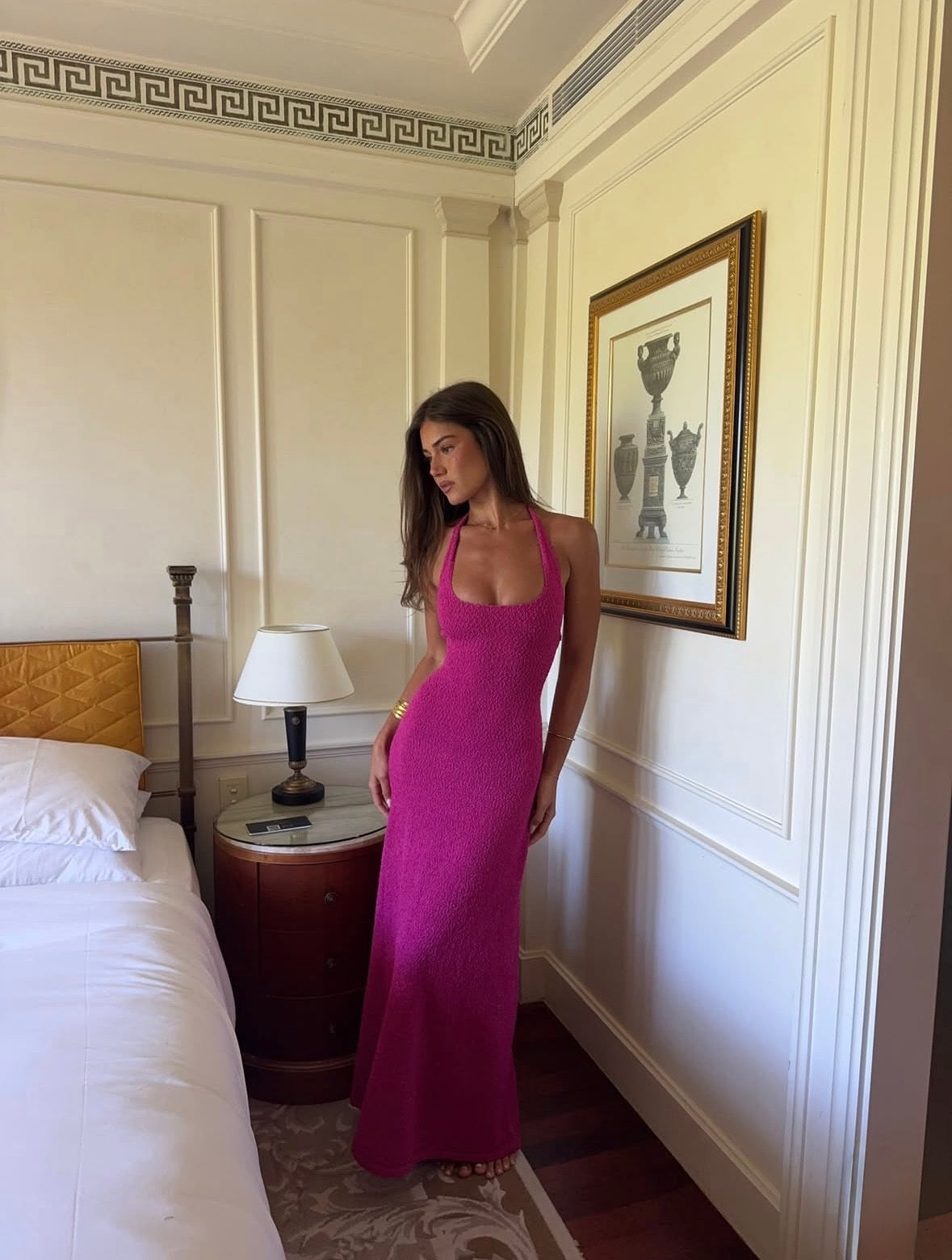 I am Delilah Valentina Maxi in Magenta