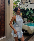 Peppermayo Willow Chiffon Mini Dress