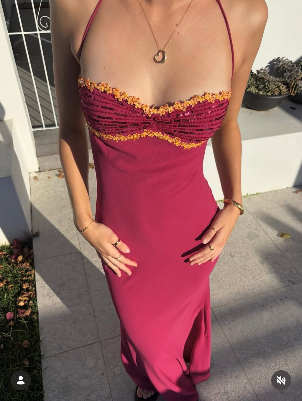 I Am Delilah Delilah Maxi in Wine