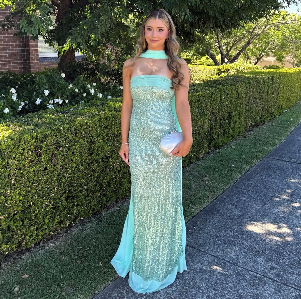 Fait Par Foutch Elizabeth Dress in Malachite