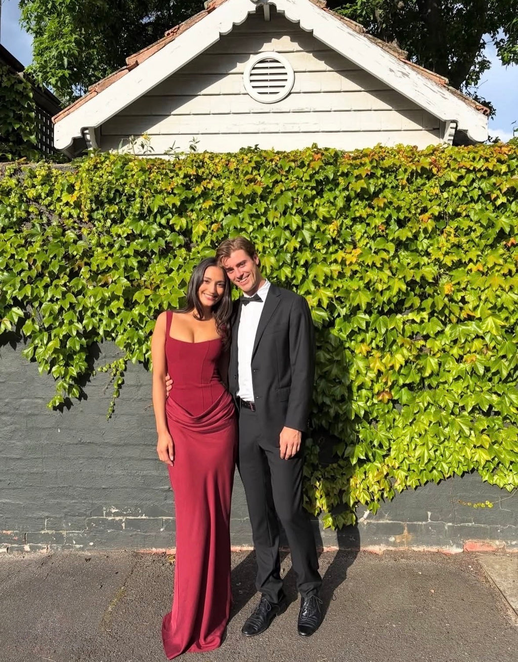 Babyboo Cornelia Maxi Dress in Burgundy