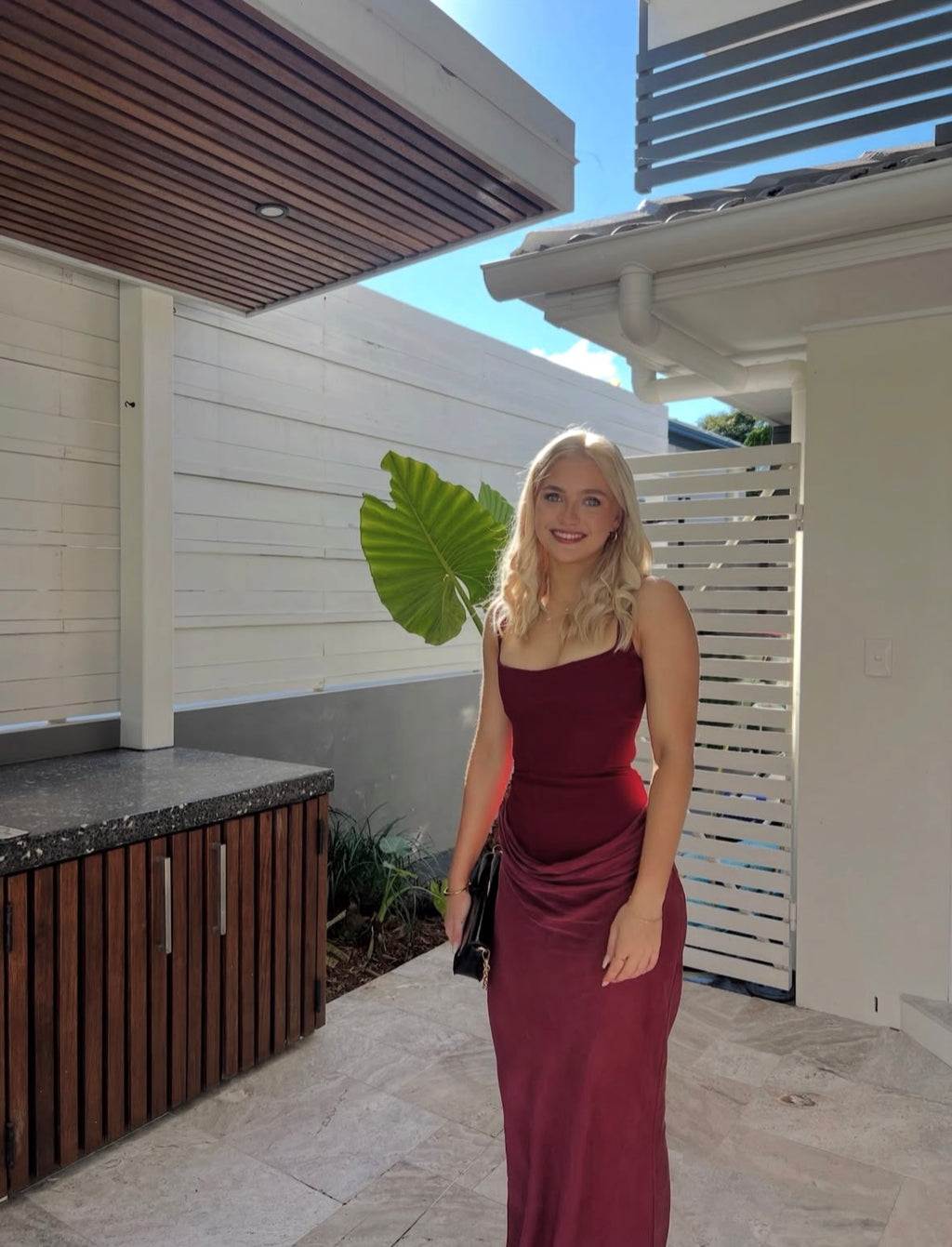 Babyboo Cornelia Maxi Dress in Burgundy