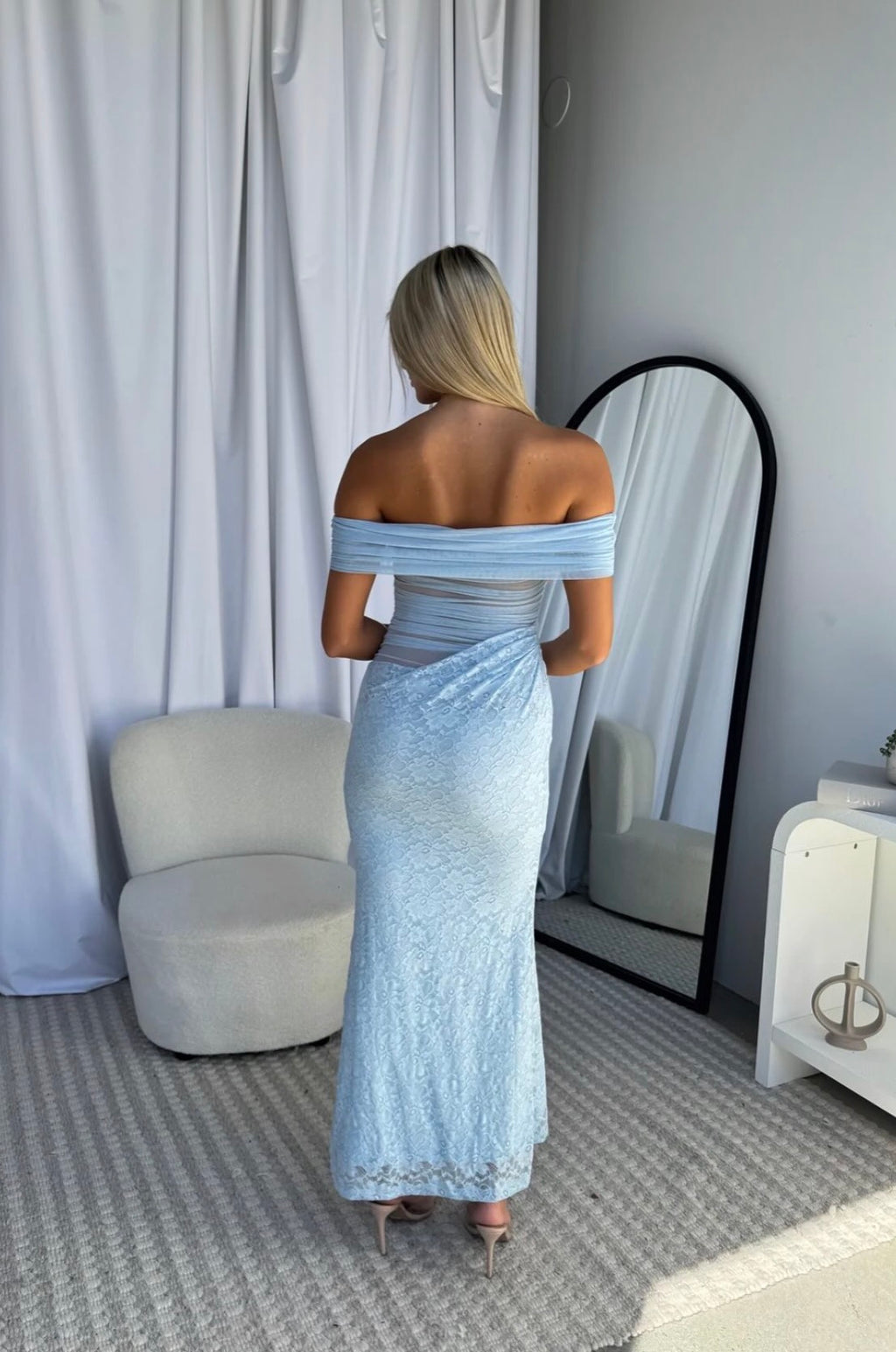 Zaliya Boutique Sierra Maxi in Baby Blue