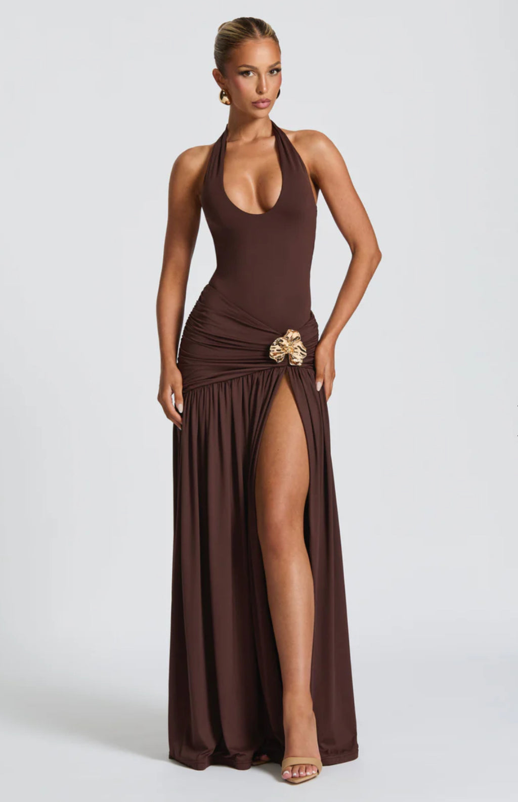 Babyboo Saira set in plum brown