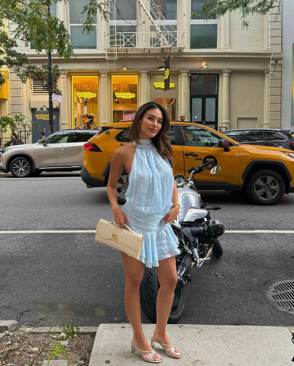 Peppermayo Willow Chiffon Mini Dress