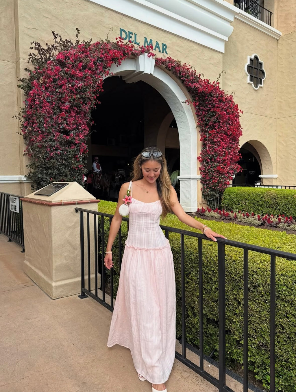 Peppermayo Jacinda Drop Waist Maxi in Pink