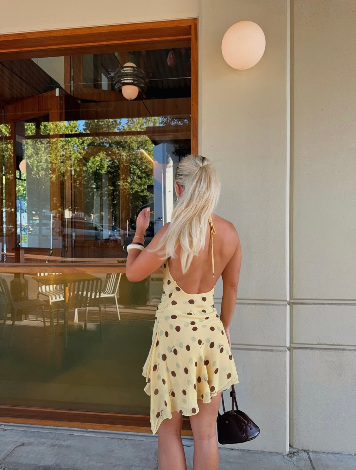 Benni Harlow Halter Mini Dress