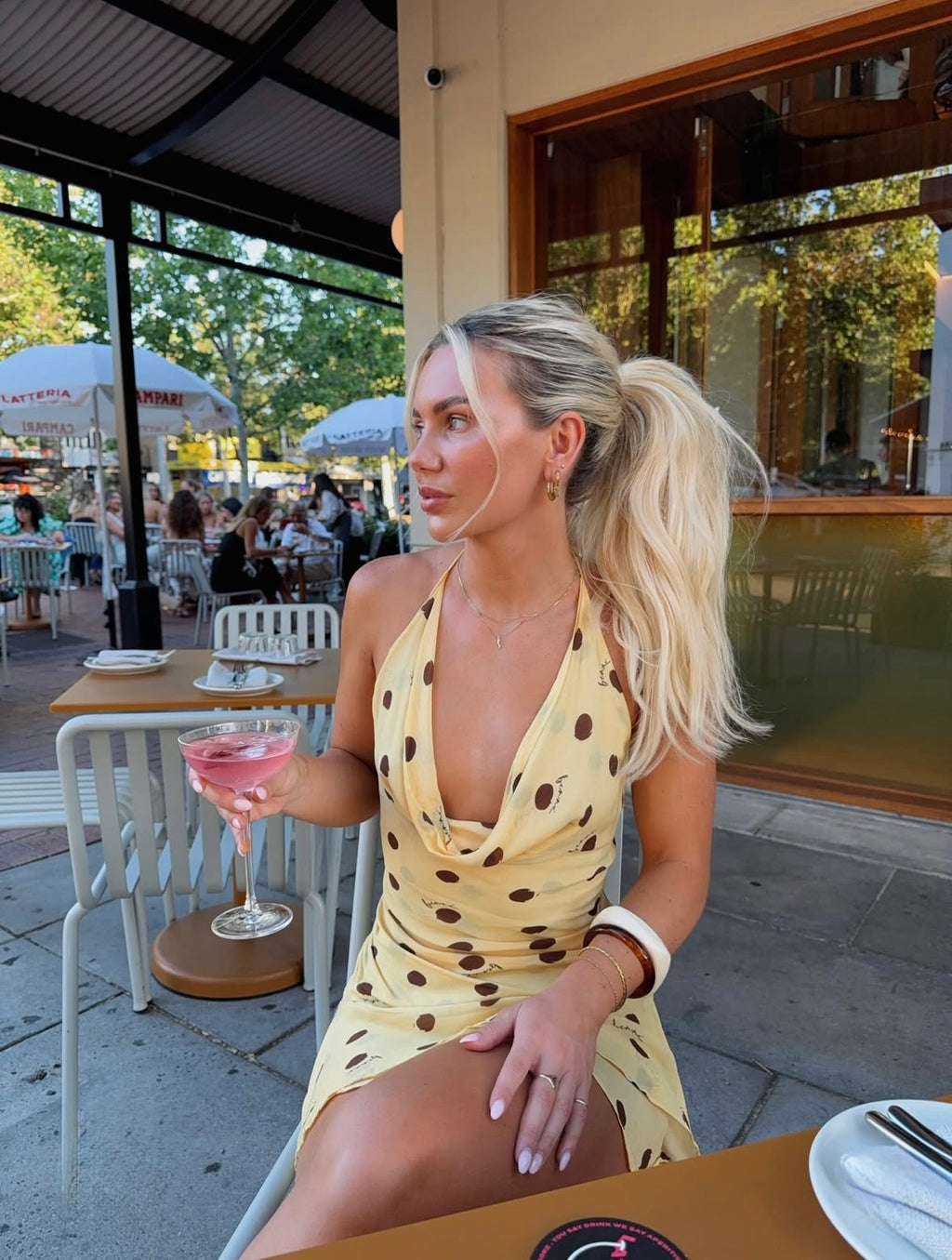 Benni Harlow Halter Mini Dress