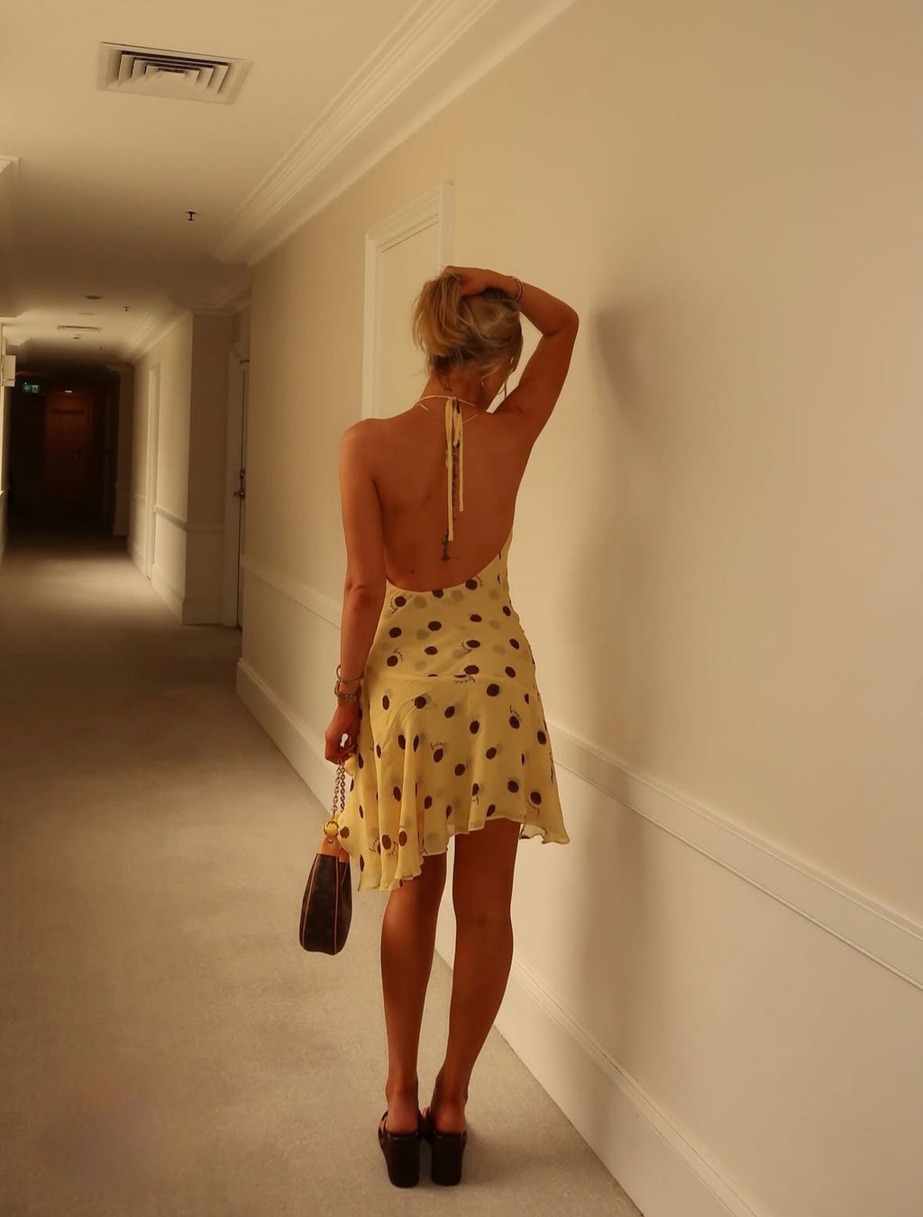 Benni Harlow Halter Mini Dress
