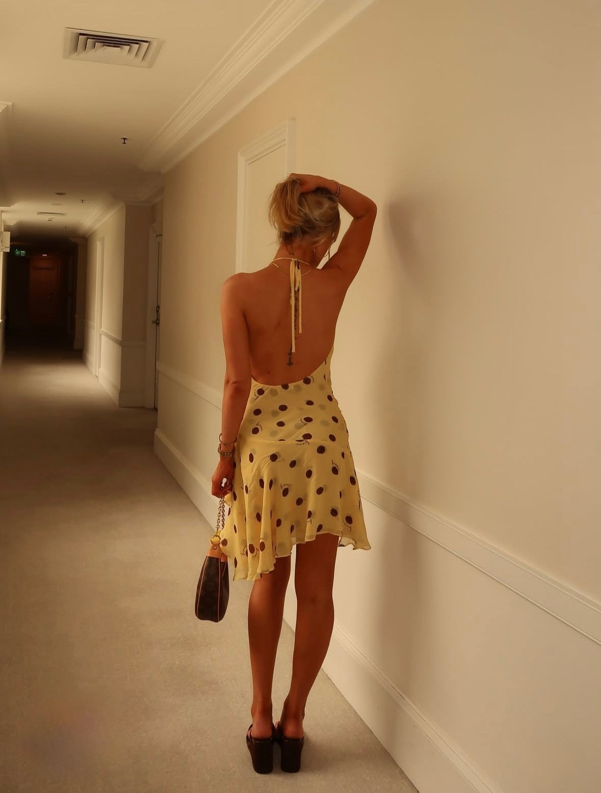 Benni Harlow Halter Mini Dress