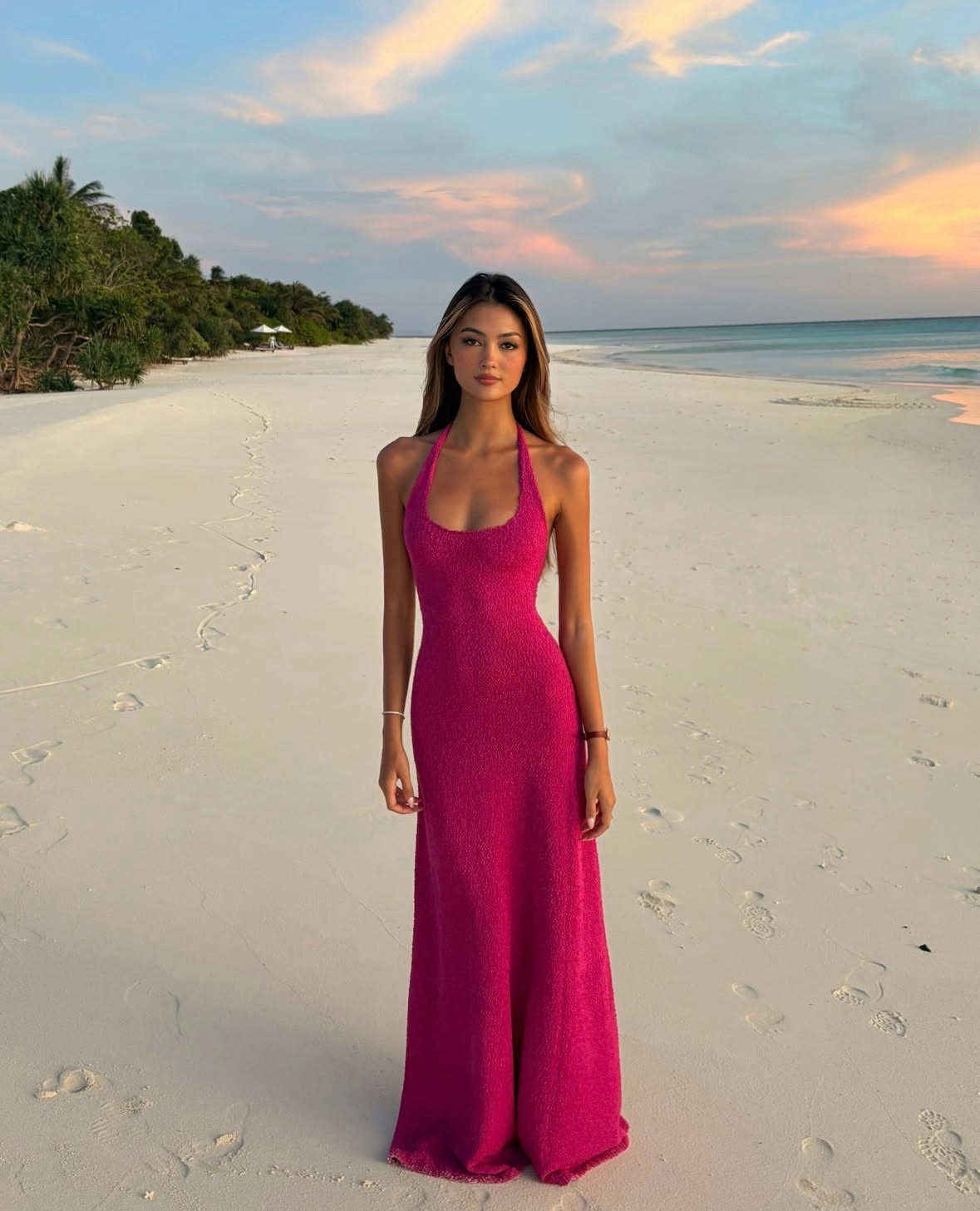 I am Delilah Valentina Maxi in Magenta