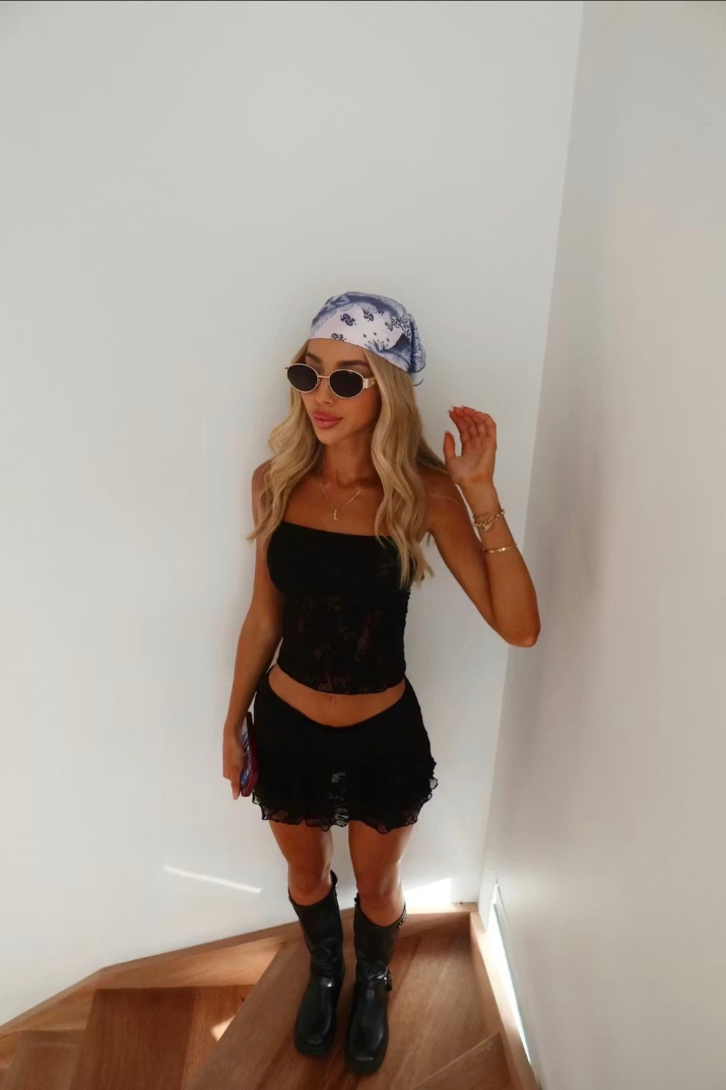 Yasmin the Label Black Lace Set