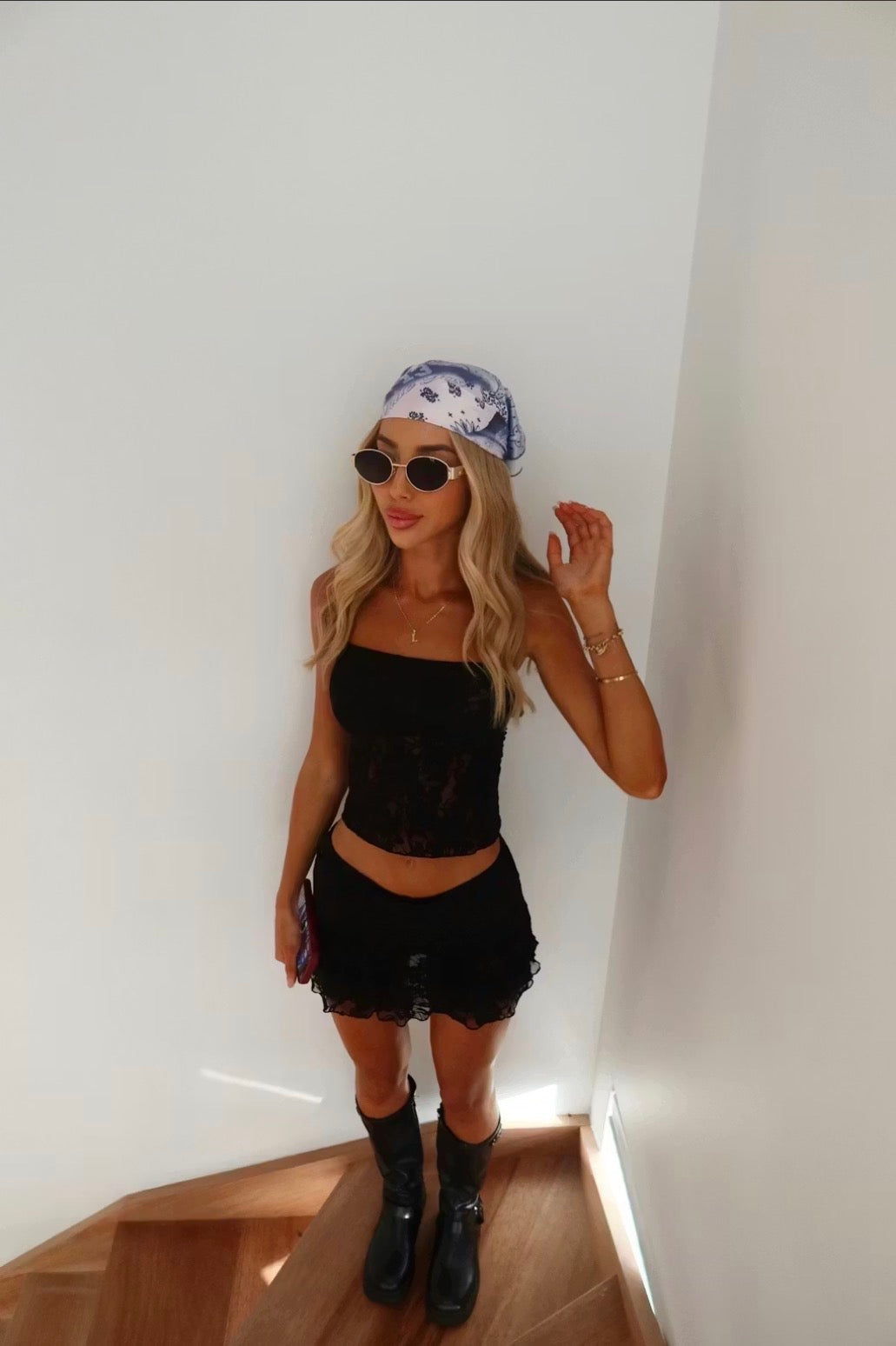 Yasmin the Label Black Lace Set